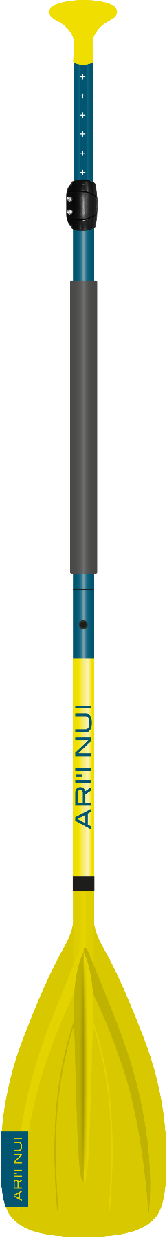 ARI'I NUI SUP Adjustable Junior Polycarb./Alumn. Paddle